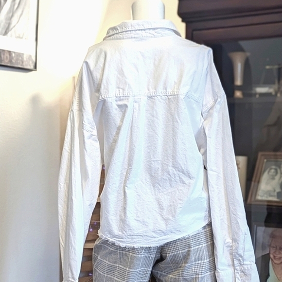 Wild Fable Cut Off Button Down Shirt - Picture 6 of 7